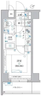 REALIZE川崎【6階】の間取り