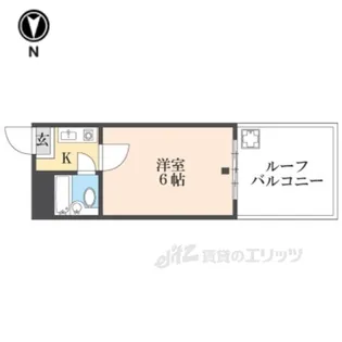 香里さくらハイツ3【5階】の間取り