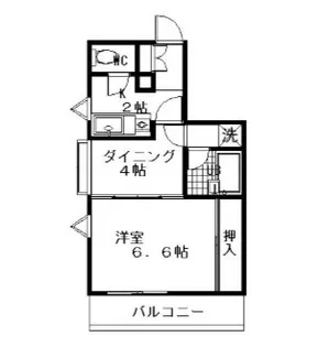 ロイヤルヒルズ長町【6階】の間取り