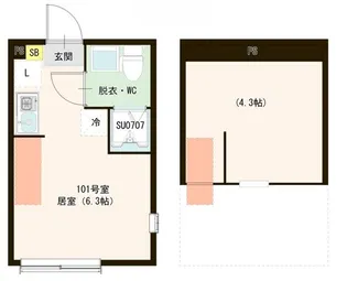 MIKI【1階】の間取り