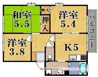 ラベリーフB棟【2階】の間取り