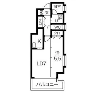 天神リベラ【5階】の間取り