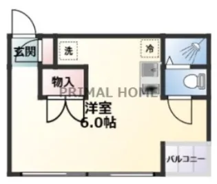クロスロード大口【4階】の間取り