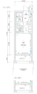 バージュアル横濱港北【5階】の間取り