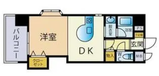 FLEX21久留米一番街【9階】の間取り