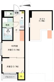 淀ヒルズ【1階】の間取り