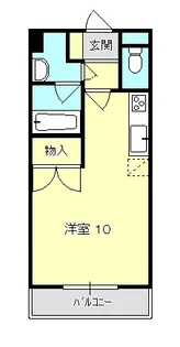ハイツ飯田【1階】の間取り