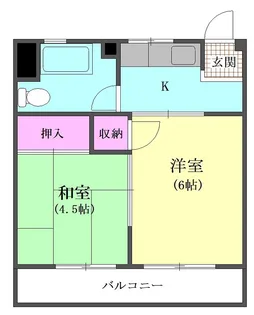 松井ビル【4階】の間取り