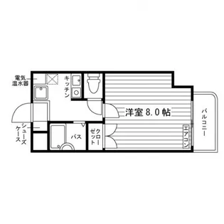 ソレアード木町【1階】の間取り