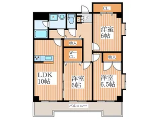 アルル館【6階】の間取り