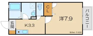 シャルム・エーアイ【1階】の間取り