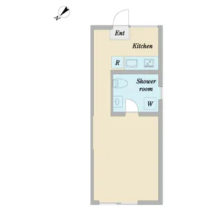 玉川台のアパートメント【1階】の間取り
