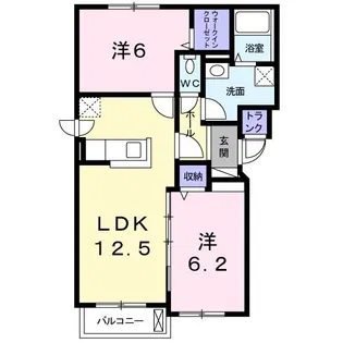グレイス エーティー【2階】の間取り