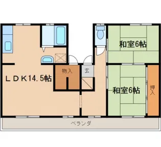 コンラッド倉敷 A【1階】の間取り