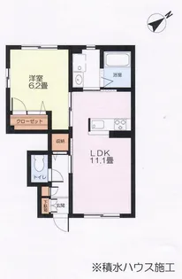 レスポワール【1階】の間取り