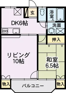シャトー・オリンピア【2階】の間取り