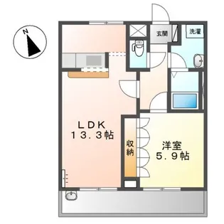 エレガンスII【2階】の間取り