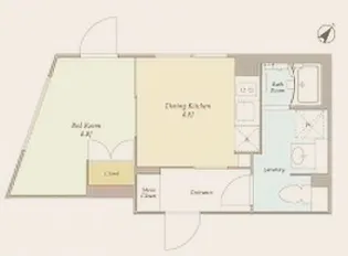 リビオメゾン都立大学【4階】の間取り