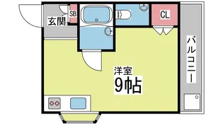 ルベール・エペ【4階】の間取り