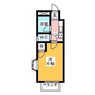 ハーベストII【2階】の間取り