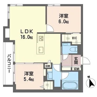 セレッソ浅草【2階】の間取り