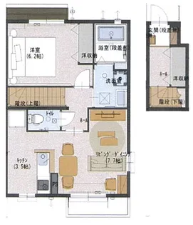 ユアメゾン小山A【2階】の間取り