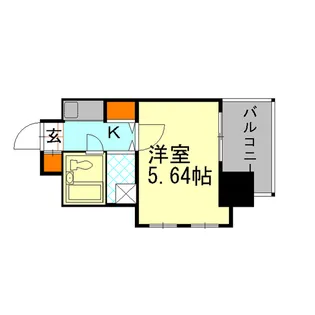 リプリット鱗町【5階】の間取り