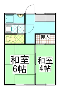 コーポ千恵【2階】の間取り