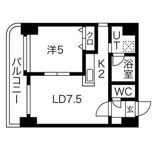 メープル元町【4階】の間取り