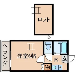 リッチモンド潤A・B【2階】の間取り