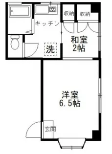 リベラル大橋【2階】の間取り