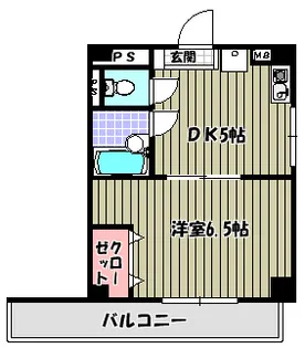 アーバンドゥ金剛【3階】の間取り