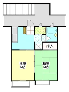 コーポSAWA【2階】の間取り