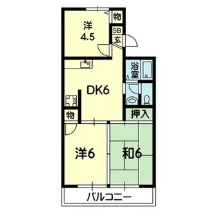 セジュールいずみ【2階】の間取り