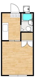 コーポあけぼの【1階】の間取り