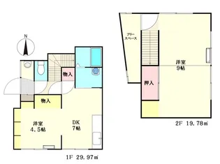 埼玉県所沢市林3【一戸建】の間取り