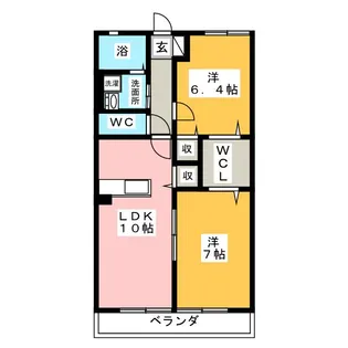 S,Wisteria【1階】の間取り