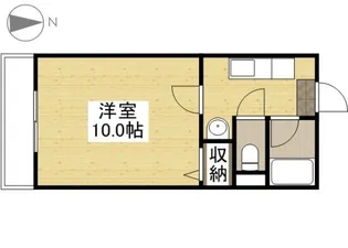 ベンハウス今【1階】の間取り