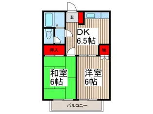 ハイム東本郷【2階】の間取り