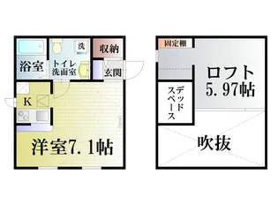 プリマ・参番館【1階】の間取り