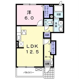 ベルブリーズII【1階】の間取り