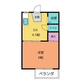 アトリオ戸崎【2階】の間取り
