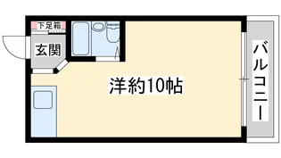 シックスブロック淡路【2階】の間取り