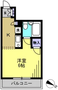 リバーブル堀之内【2階】の間取り