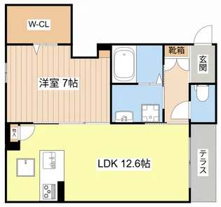 滋賀県彦根市西今町【アパート】の間取り