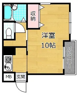 チェリー広野【3階】の間取り