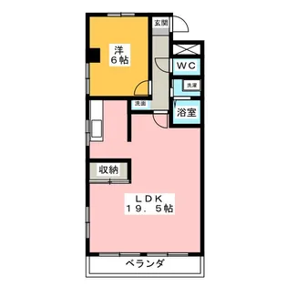 シャンポール鴻の巣【3階】の間取り
