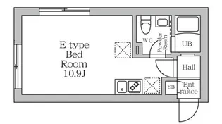 ラヴィエール清澄ガーデンテラス【2階】の間取り