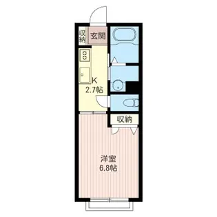 ジュネス【2階】の間取り