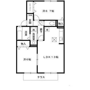 京都府京都市南区久世上久世町【アパート】の間取り